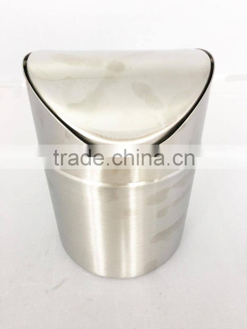 street trash bins folding trash bin stainless steel 430 metal trash can trash bin