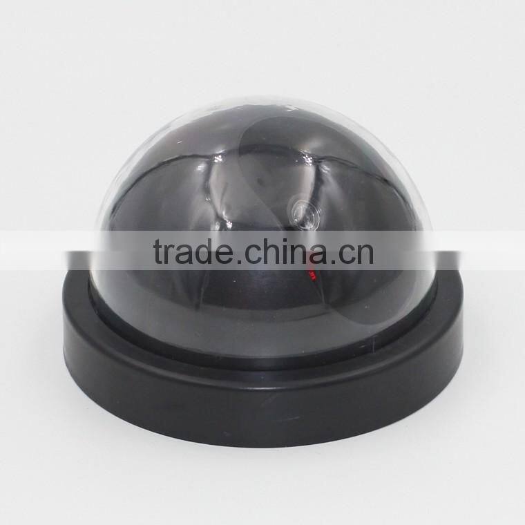 2016 Best Selling Excellent Deterrent 2pcs 1.5VAA Batteries Operated Blinking RED LED CCTV Dome Dummy Fake Seceurity Camera