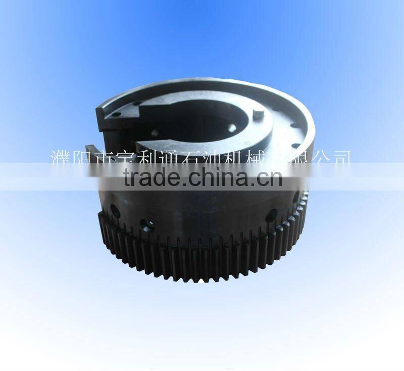 open gear and the jaw set bracket