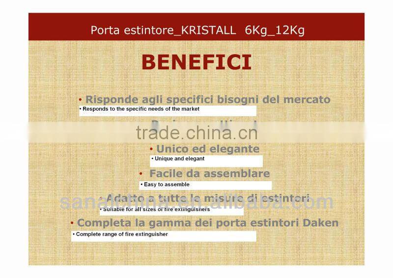 FIRE EXTINGUISHER BOX WITH PLASTIC