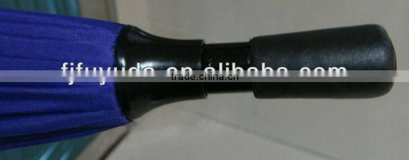 22"16k watermark printing umbrella,walking stick rain umbrella,crutch umbrella