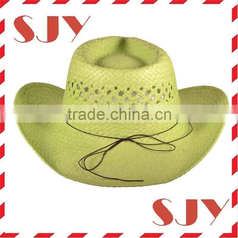 Summer Fashion Plain Cheap Promoiontal folding straw hat
