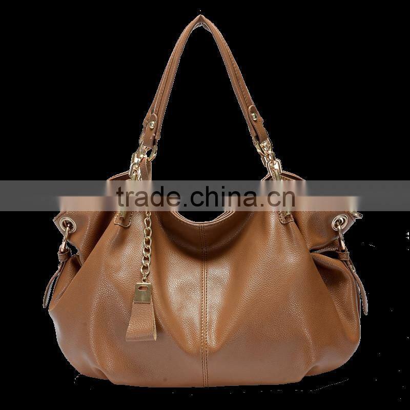 2016 popular leather bags woman handbag fashion genuine leather handbag