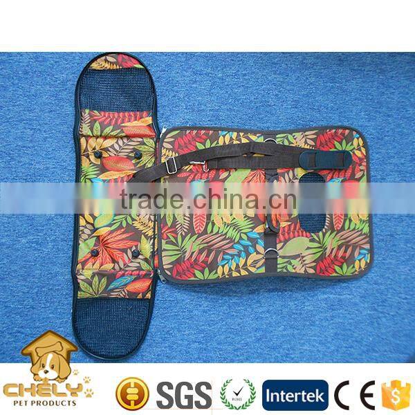 Foldable pet carrier, pet carrier bag, pet travel crate with fashion printing
