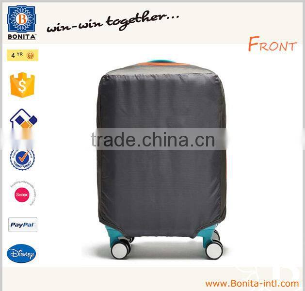 Polyester Luggage trolley case Cover custom luggage cover with zip