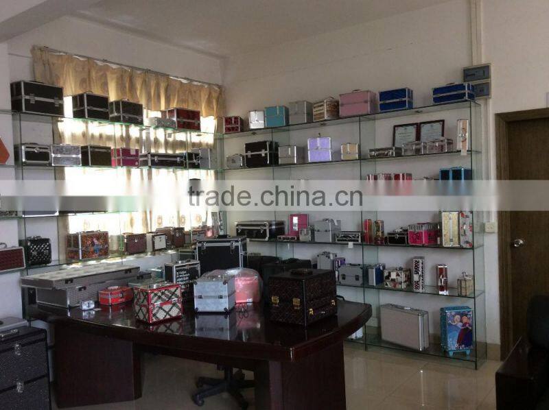 Carrying double layer aluminum watch storage case XB-SB005