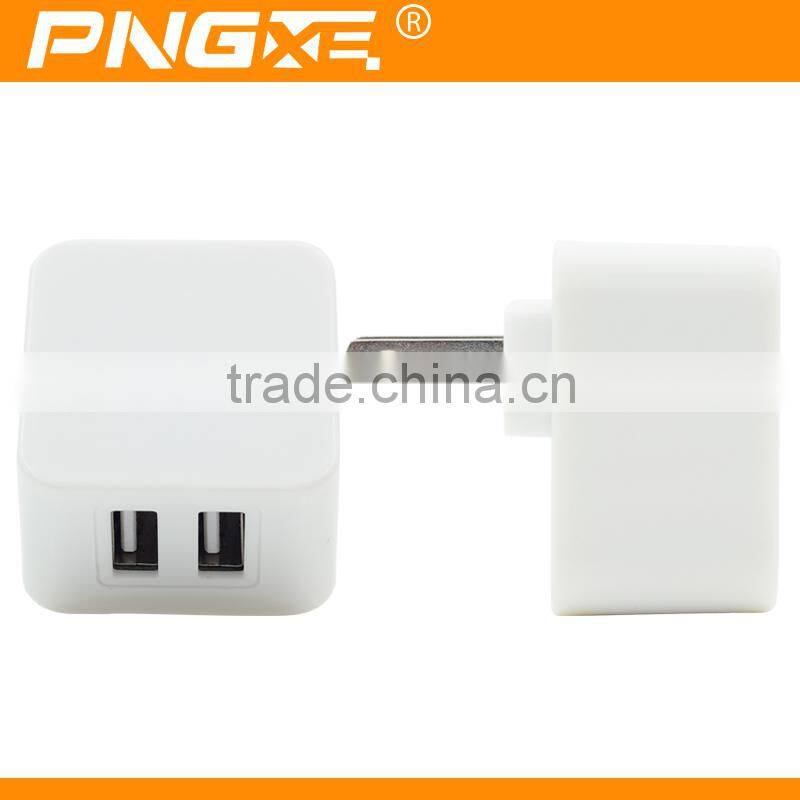 Latest wholesale dual usb super fast mobile phone travel charger with US UK EU plug