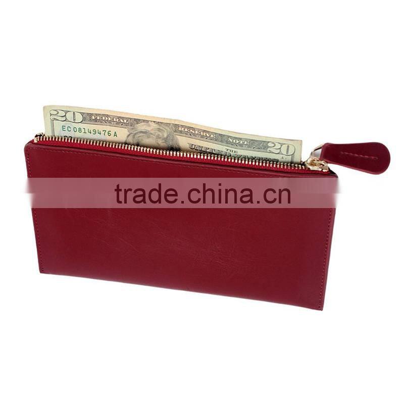 BOSHIHO Super slim authentic leather phone card holder case for iphone pouch