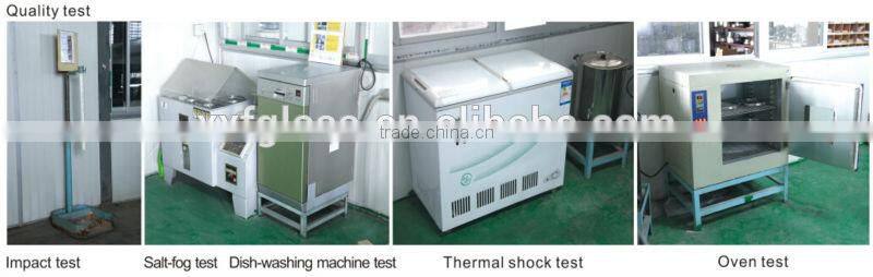 H type normal dome glass lid