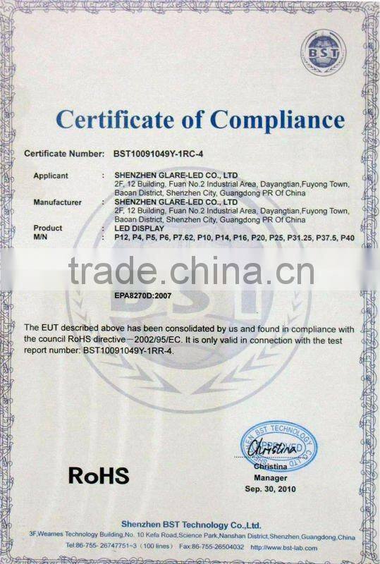 Outdoor led module red color waterproof