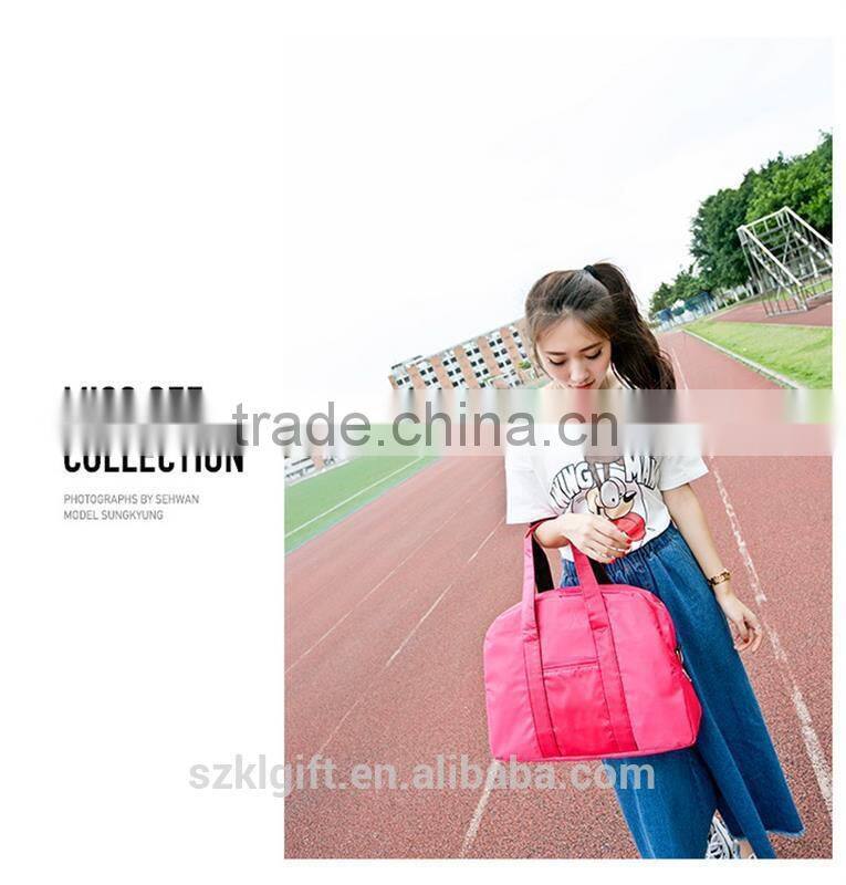 Plastic fancy travel bag made in China