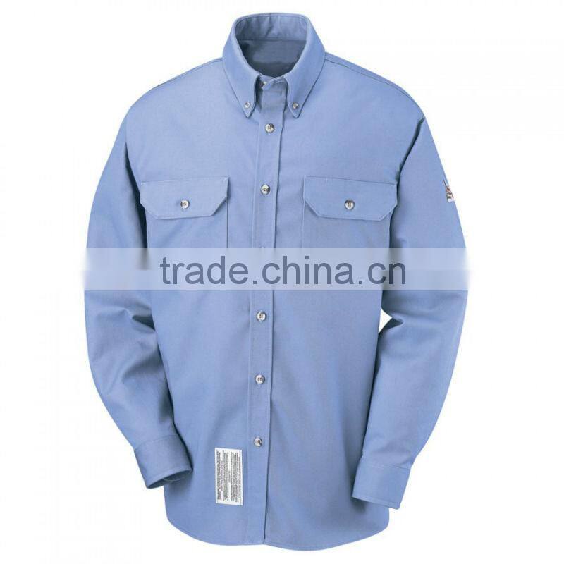 UL Certificated Fireproof Long sleeve shirt for welder FR fabric