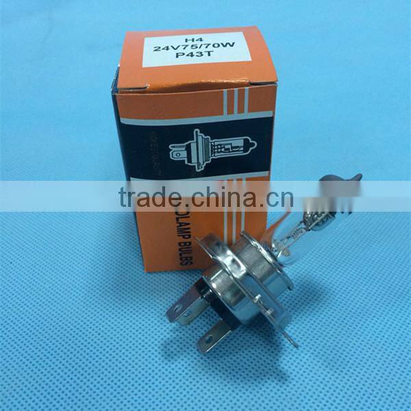 Automotive super white xenon platinum white h4 p43t halgoen bulb 12v60/55w