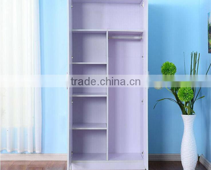 bedroom furniture wooden wardrobe designs, 2 doors and one drawer