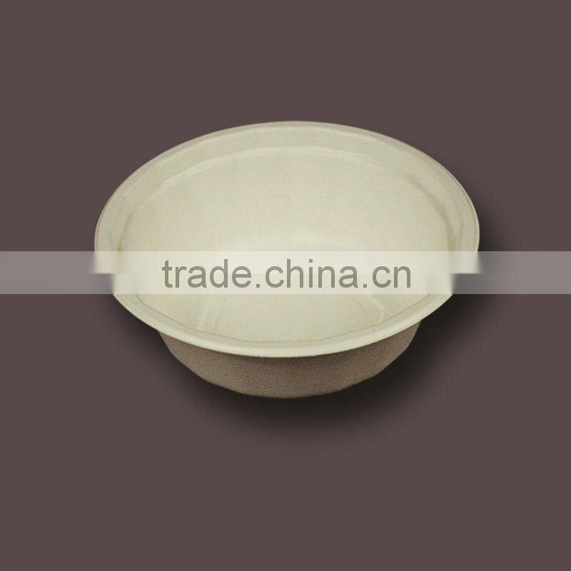 Plastic salad disposable bowl storage containers with wheat fibre
