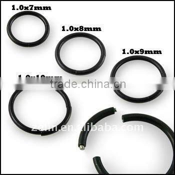 Wholesale body piercing jewelry stainless steel segment ring