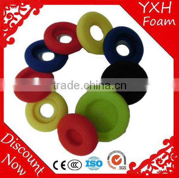 Real factory eco-friendly headphone foam replacement cover sponge pad for various headphone