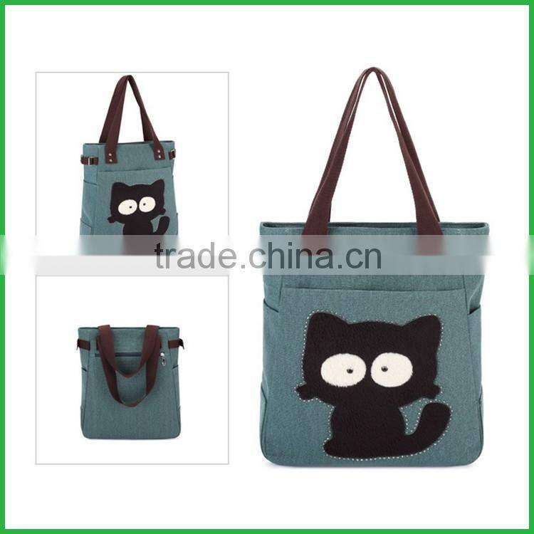 High Quality Wholesale Shoulder Canvas Hand Bag Woman Bag