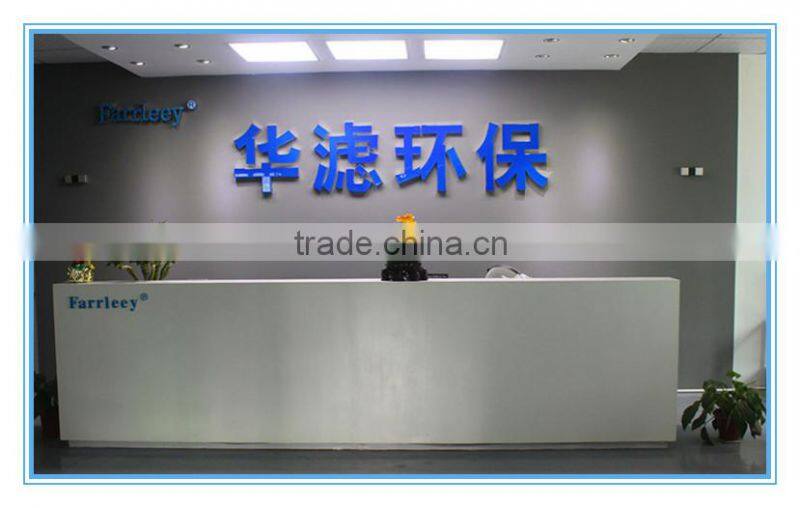 Applicating in dust collector equipment dust collection filter