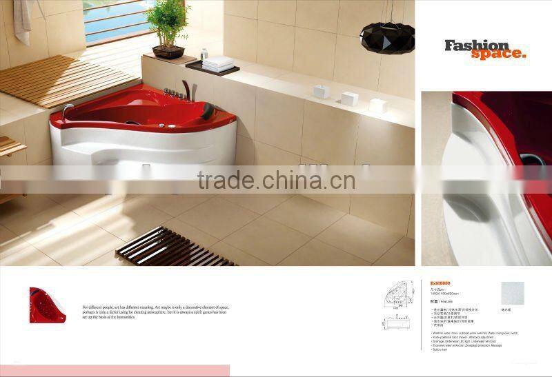 acrylic bath tub whirlpool