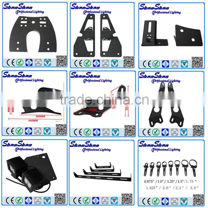 jeep wrangler accessories 20 inch led light bracket mounting/ engine hood bracket