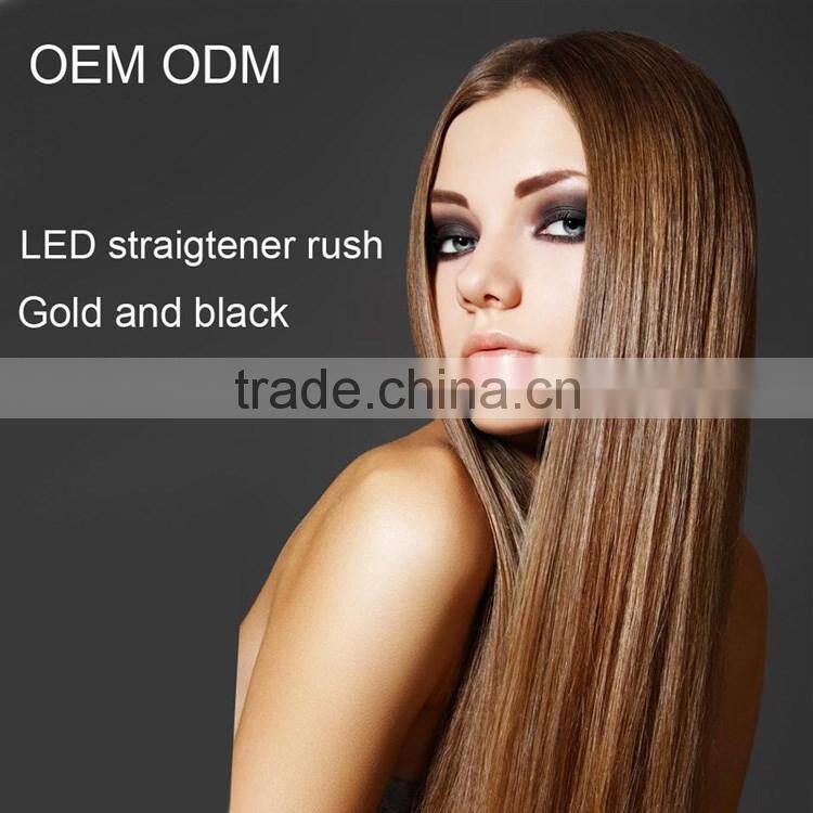 New fast black hair satraigtener tools/hair straightener comb with LED display