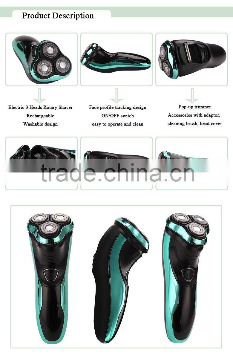 New power motor washable men's shaver for turkey market