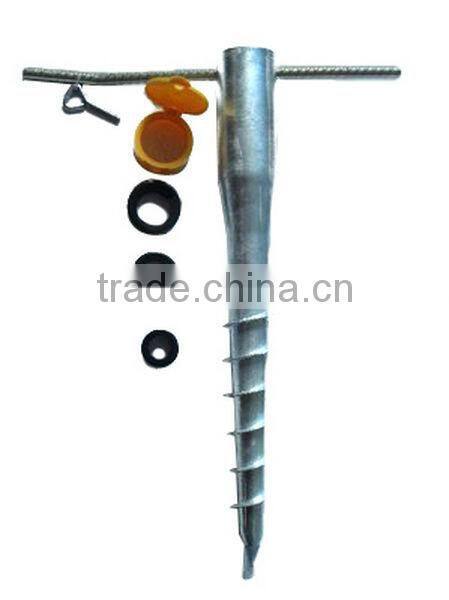 hot dipped galvanized earth screw anchor