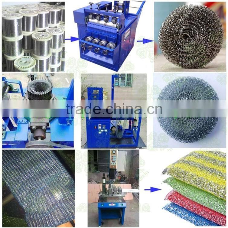 good quality electric stainless steel scrubber making machine with reasonable price