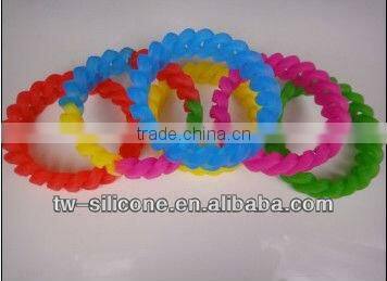 flexible silicone rubber wrist band