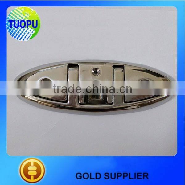 6'' Stainless Steel Folding Cleat,Mirror Polished Folding Cleat for Marine Hardware