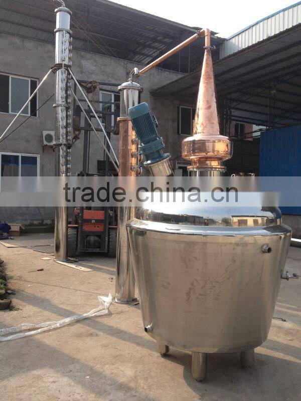 Copper Distillation Equipment With 8'' Reflux Column