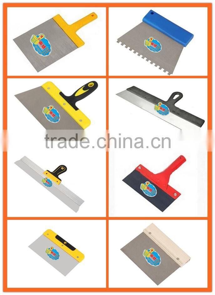 Wide matel putty knife carbon steel scraper with plastic handle JQ-6093-5