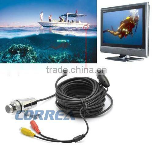 Boating and Fishing CCTV Waterproof 12V Underwater Camera Analog