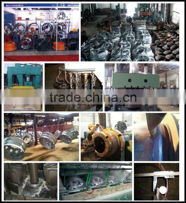 Agricultural Steel Wheel Rim 13*22.5 With High Strength Material