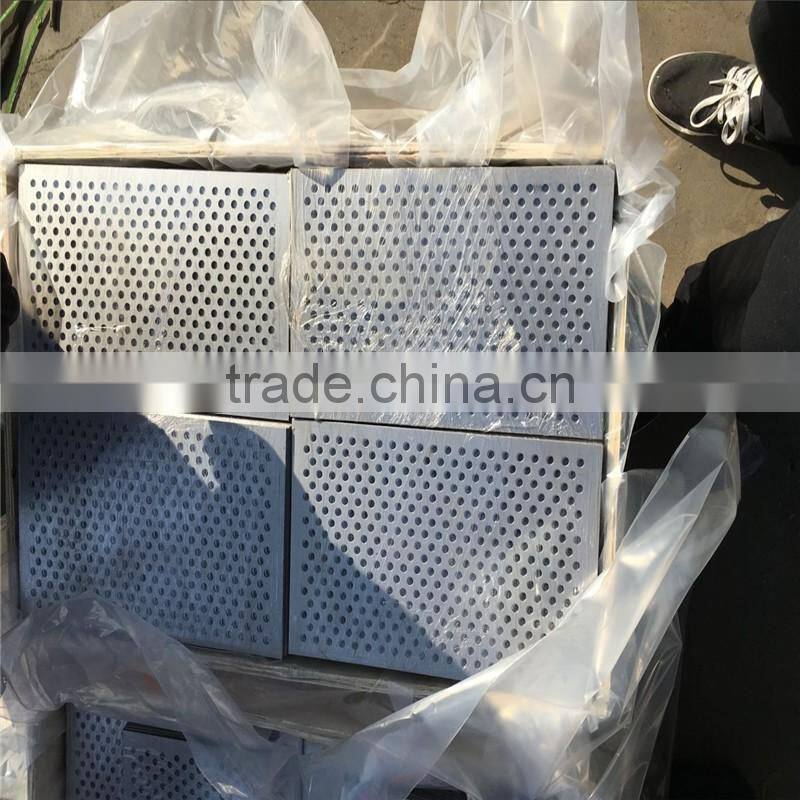 oval round1mm hole galvanized perforated metal mesh in stock