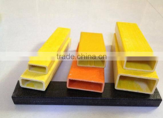 frp tube/fiberglass pipe prices/ frp Square Steel Tube