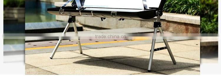 Portable solar barbecue stove outdoor household self driving folding grill fashion creative rack solar grill