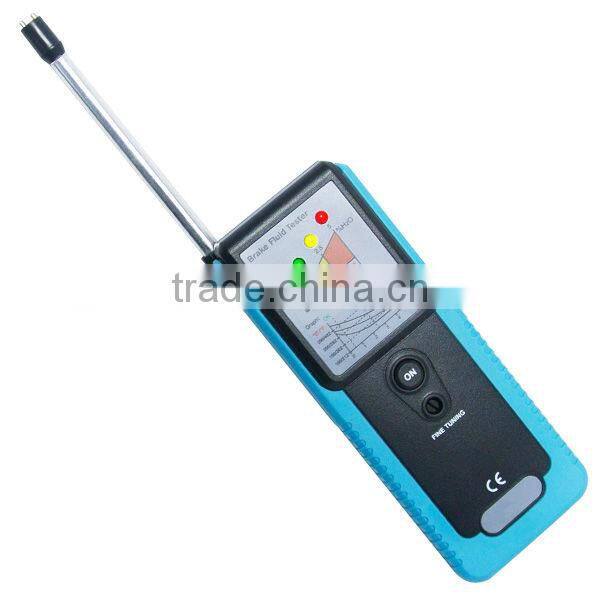 Car Truck Brake Fluid Tester with LED Indicator & 180 degree Pucker + Built-in Buzzer
