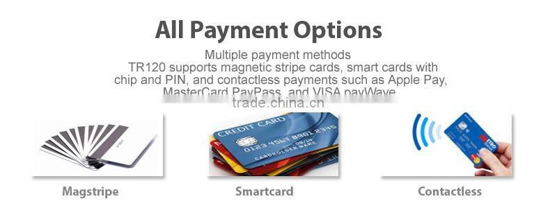 EMV PCI GPS NFC 4G LTE android pos with thermal printer