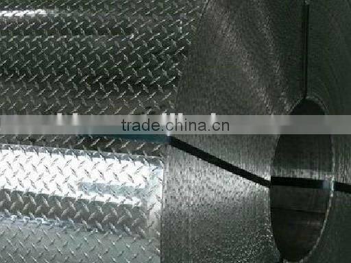 Checkered aluminum plate