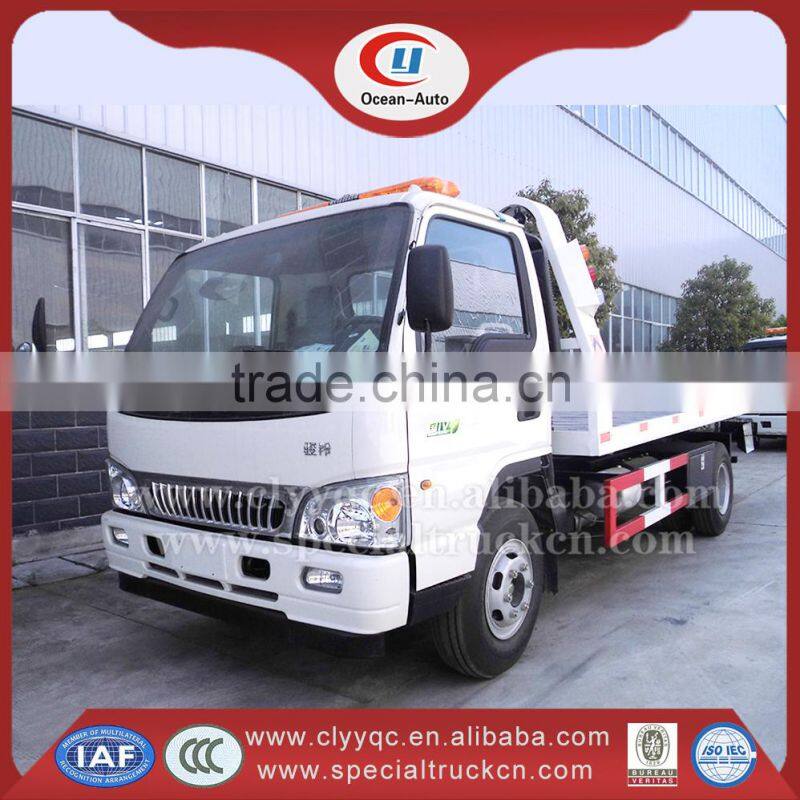 JAC 4X2 4ton pulling weight new road wrecker truck sale