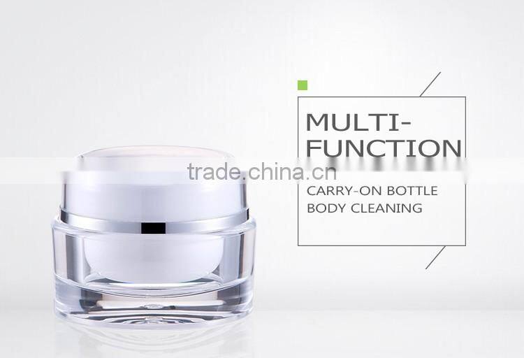 Empty makeup packaging acrylic jar cosmetic