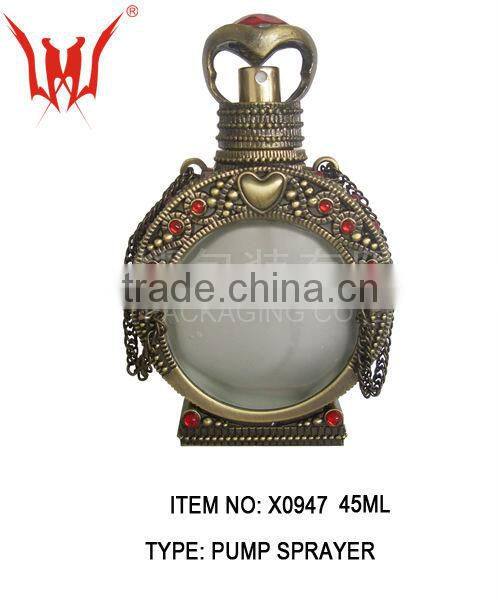 GRAY ALLOY PERFUME BOTTLES EITH CHEAP PRICE ,MINI STYLE