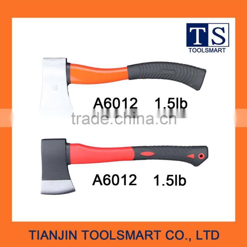 Hot sale all kinds of high quality fireman damascus steel hatchet with wooden hand