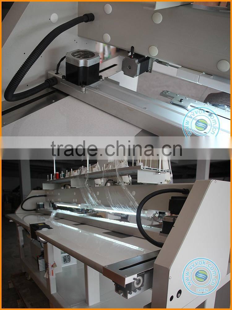 Domestic custom logo germany digital cnc cross stitch saree quilting leather bed sheets hat 4 heads embroidery machine for sale