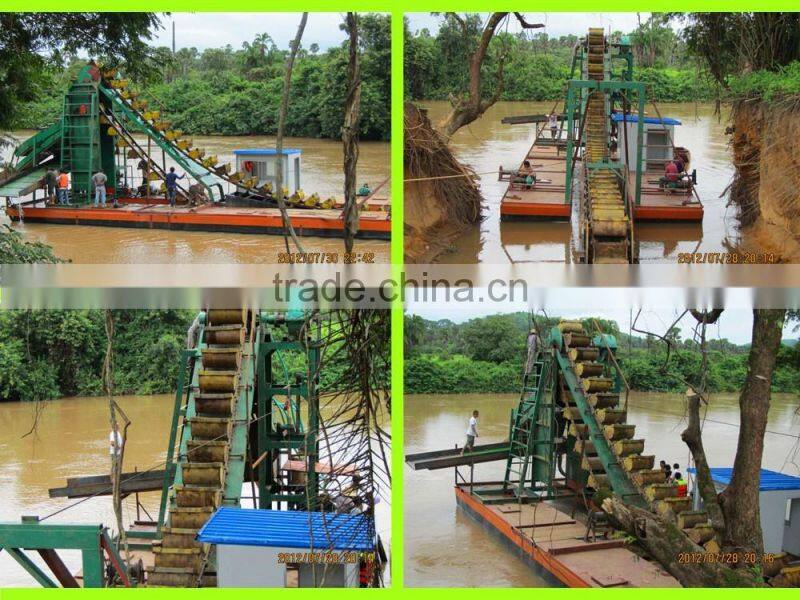 china gold dredge/gold panning dredger for sale