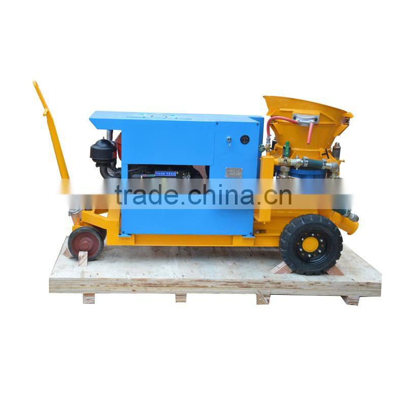 LZ3D diesel engine type concrete spray gunite shotcrete equipment