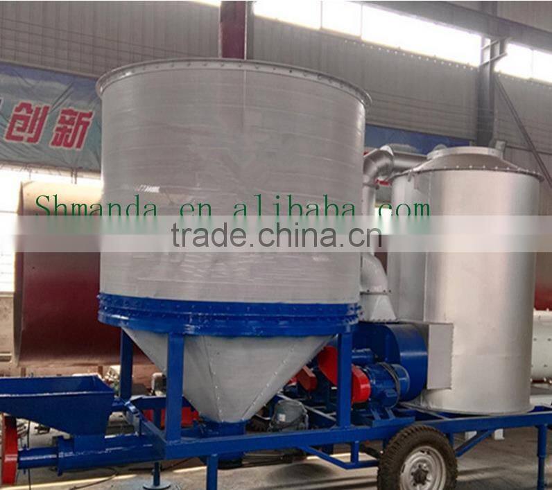 delicate stucture less grind low temperature circulating small grain dryer for sale
