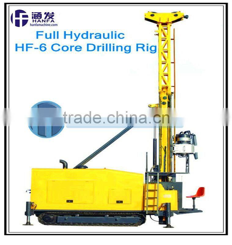 Most Popular model HF-6 Full Hydraulic Core drilling rig